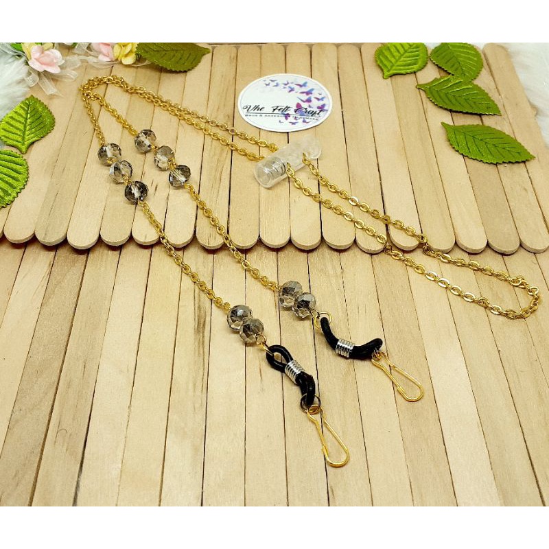 strap masker hijab pengait tali masker 3 in 2 konektor masker pria wanita kalung kacamata