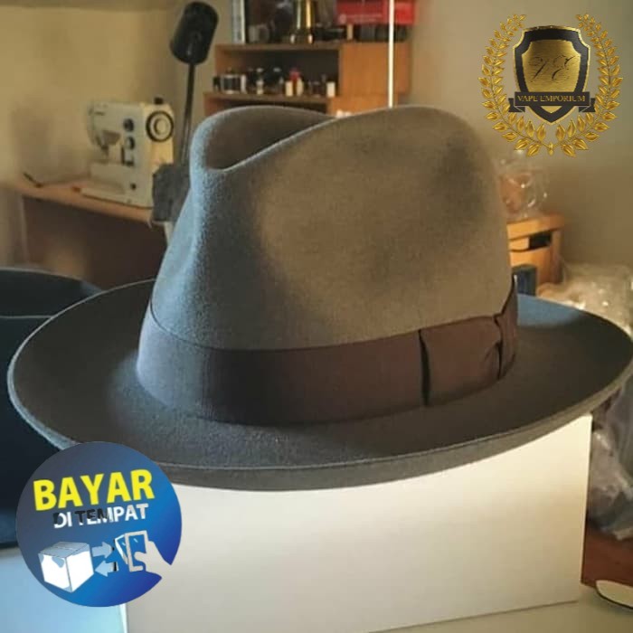 TOPI LAKEN FEDORA ORIGINAL WOOL
