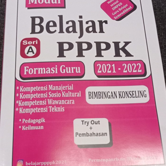 

DISKON HARGA (BK) Modul Buku PPPK Guru BK Bimbingan Konseling ASN KPL519