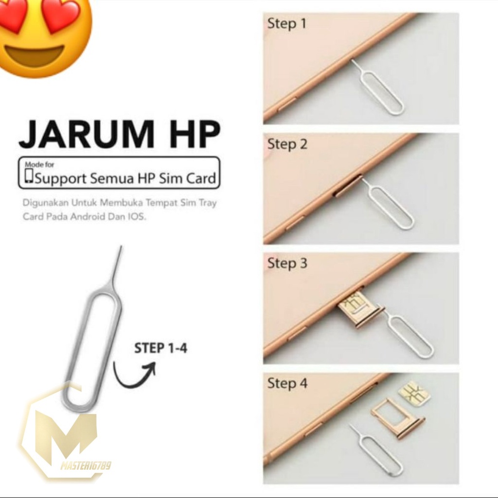 JARUM SIM CARD - JARUM KARTU - TUSUKAN SIM CARD - JARUM HP ISI 10PCS MA2902