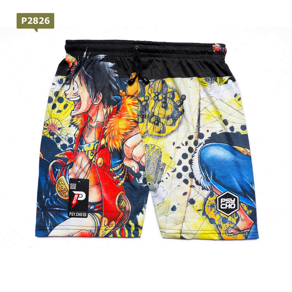 BEST SELLER - BOXER PRIA WANITA CELANA PENDEK GROSIR KOLOR PANTAI-DBM-X14