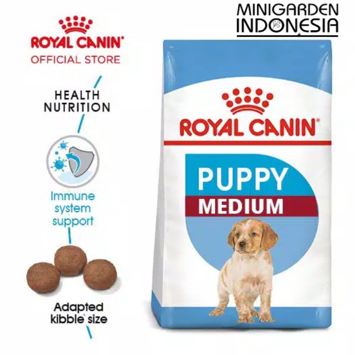 Royal Canin Puppy Medium 4 KG makanan Anak Anjing Dry 4kg dogfood nutrisi anjing kucing