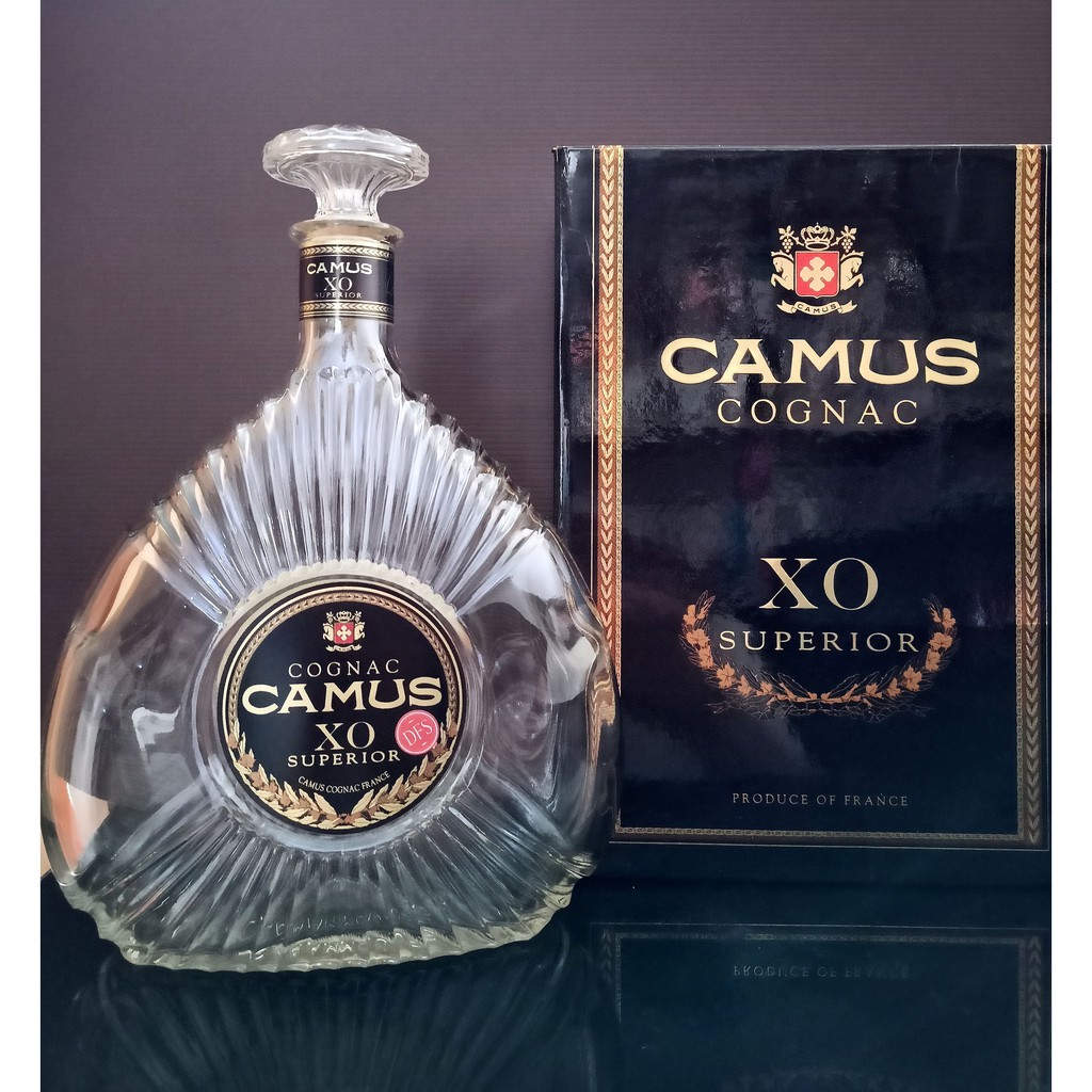 Botol Bekas Miras CAMUS Cognac XO 1,5 Liter + Dus