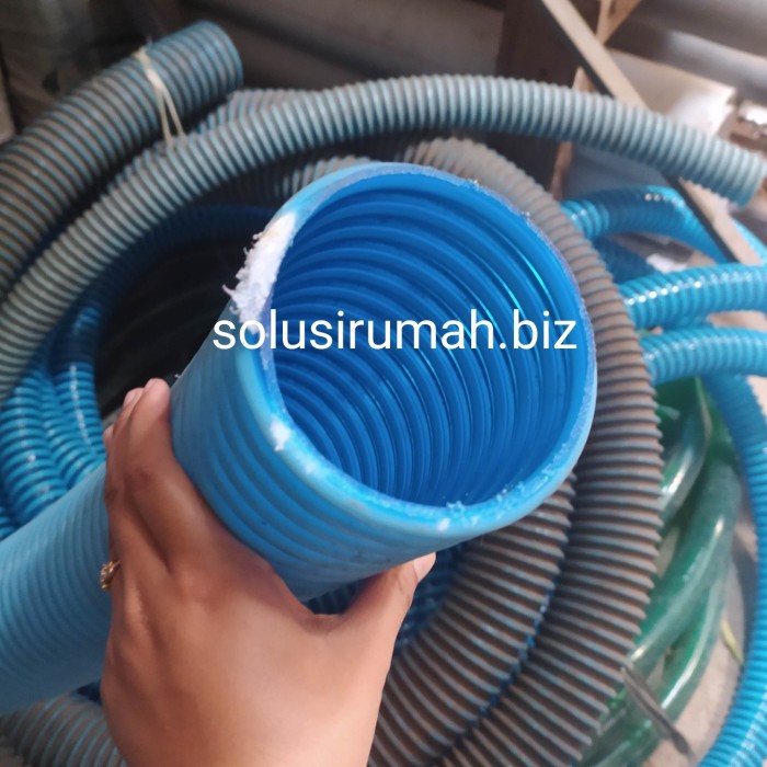 SELANG HISAP 3 1/2&quot; 3 1/2 INCH PERMETER 1M SPIRAL POMPA IRIGASI PVC S