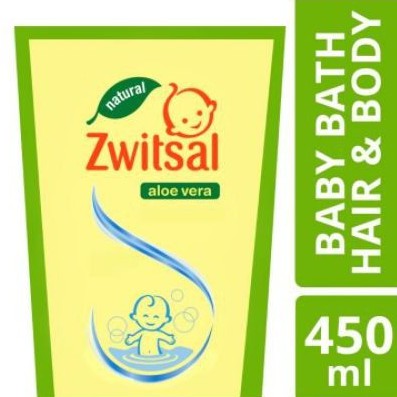 ZWITSAL Baby Bath 2in1 Hair and Body Aloe Vera 450ml