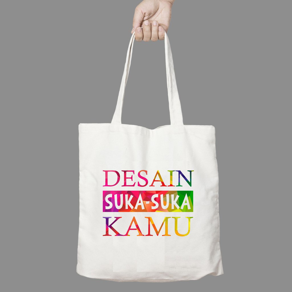 Tas Totebag  Custom  Satuan Bisa Request Desain Sesukamu 