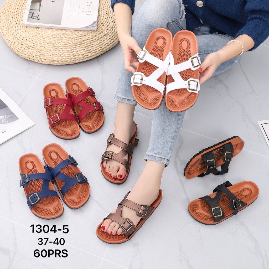 (COD) Sandal Jelly Import Strap Buckle Jesper Balance 1304-5