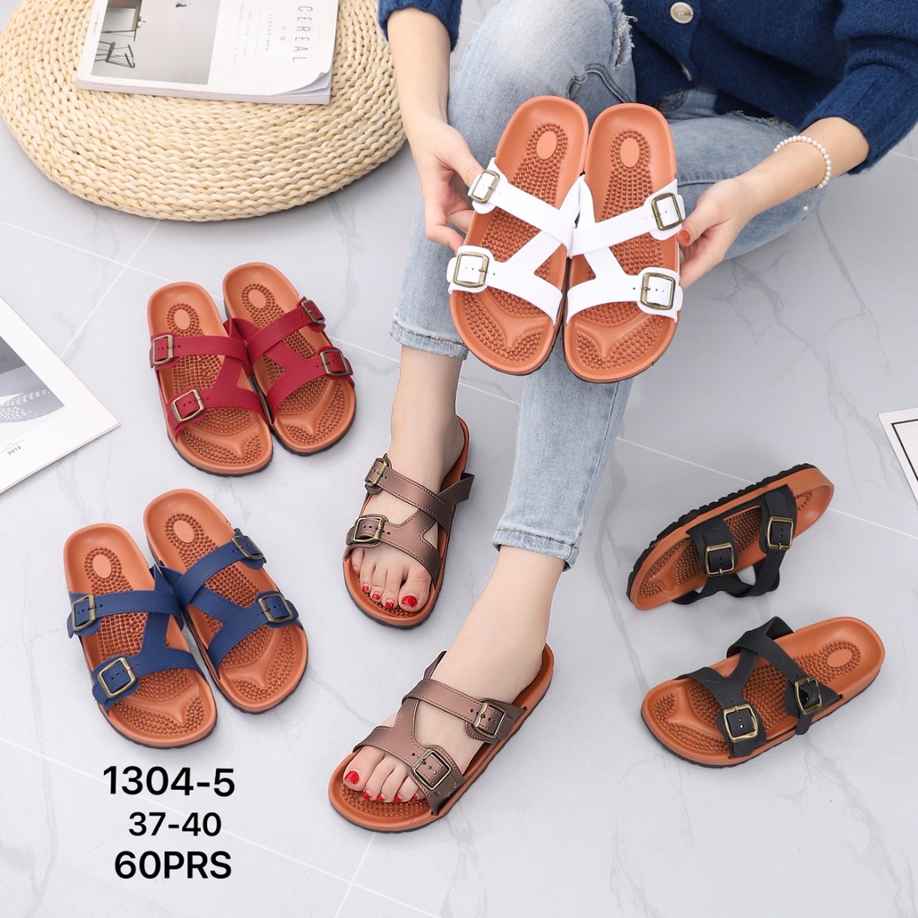 (COD) Sandal Jelly Import Strap Buckle Jesper Balance 1304-5