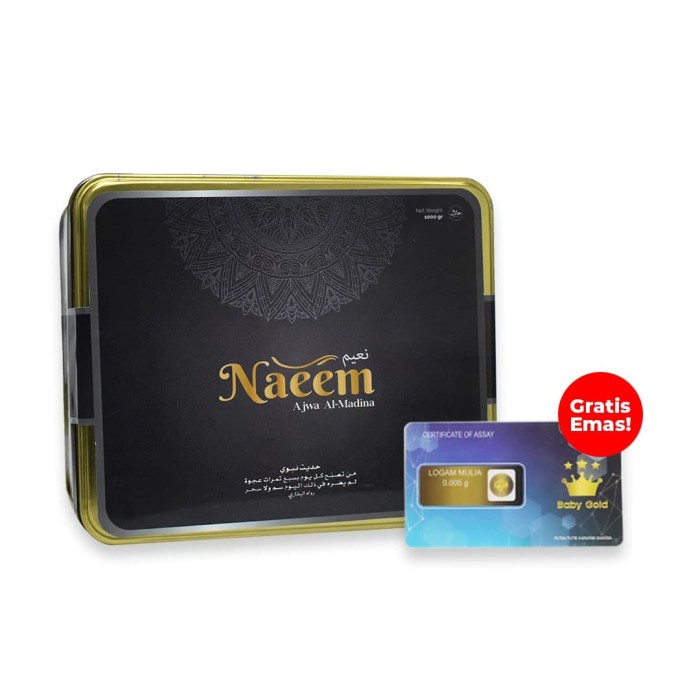 

Kurma Ajwa Naeem Al-Madina 1 kg Premium