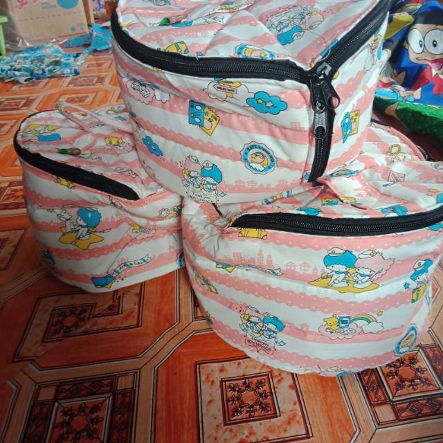 sale tas piring sango 1 lusin kartun