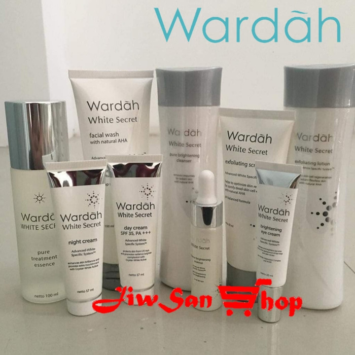 WARDAH WHITE SECRET / PAKET WARDAH WHITE SECRET / WARDAH PAKET 9 - PAKET 9 KECIL