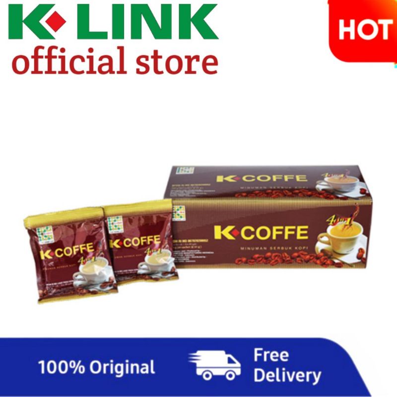 

KOPI GINSENG PENAMBAH STAMINA K COFFE 1 BOX ISI 20 SACHET