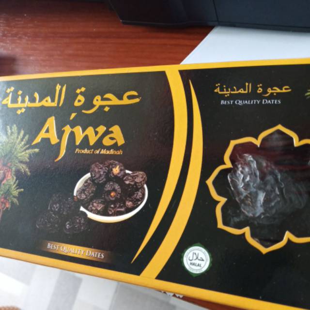 

Kurma ajwa/nabi madinah ukuran 500gr