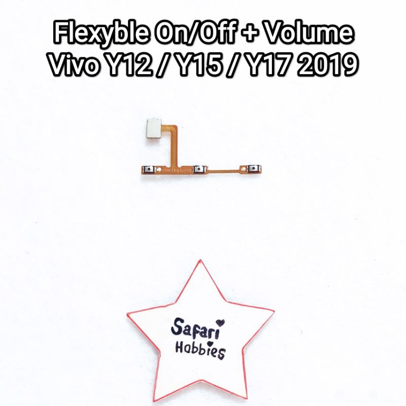 Flexyble On/Off Volume Vivo Y12 / Y15 / Y17 2019