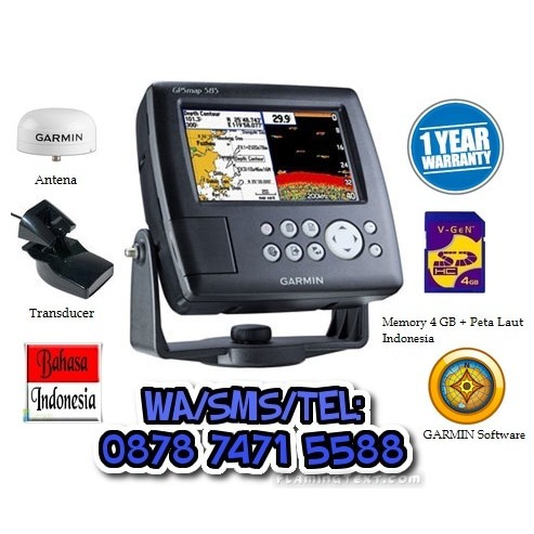 Unik GARMIN GPSMAP 585 Komplit   B Indonesia   GARANSI 1 Tahun Murah