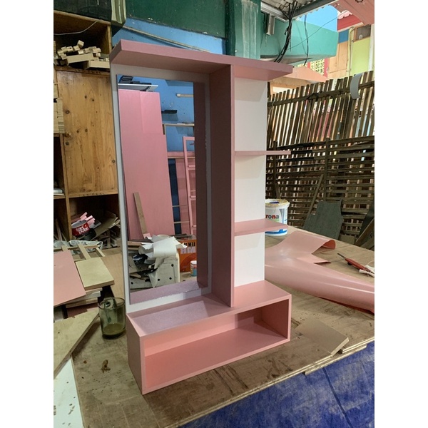 meja rias gantung minimalis 01 t70cm l40cm p12cm