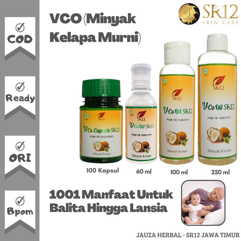 ✨TRIALISTA✨ VCO OIL | MINYAK KELAPA | VCO SR12 | VICO VCO KAPSUL SR12 VCO 60ML VCO 100ML VCO 250ML S