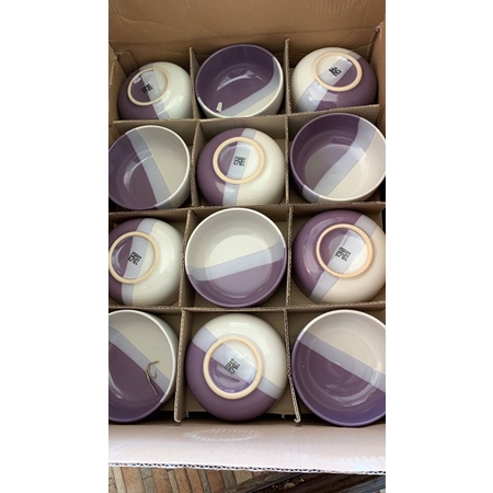 mangkok keramik Two tone