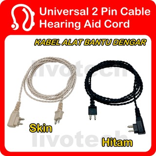 Image of Kabel Alat Bantu Dengar 2 pin / Universal Hearing Aid Cable Cord ORIGINAL