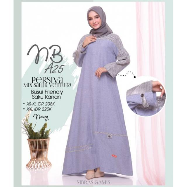 GAMIS NB A25 NAVY || NIBRAS