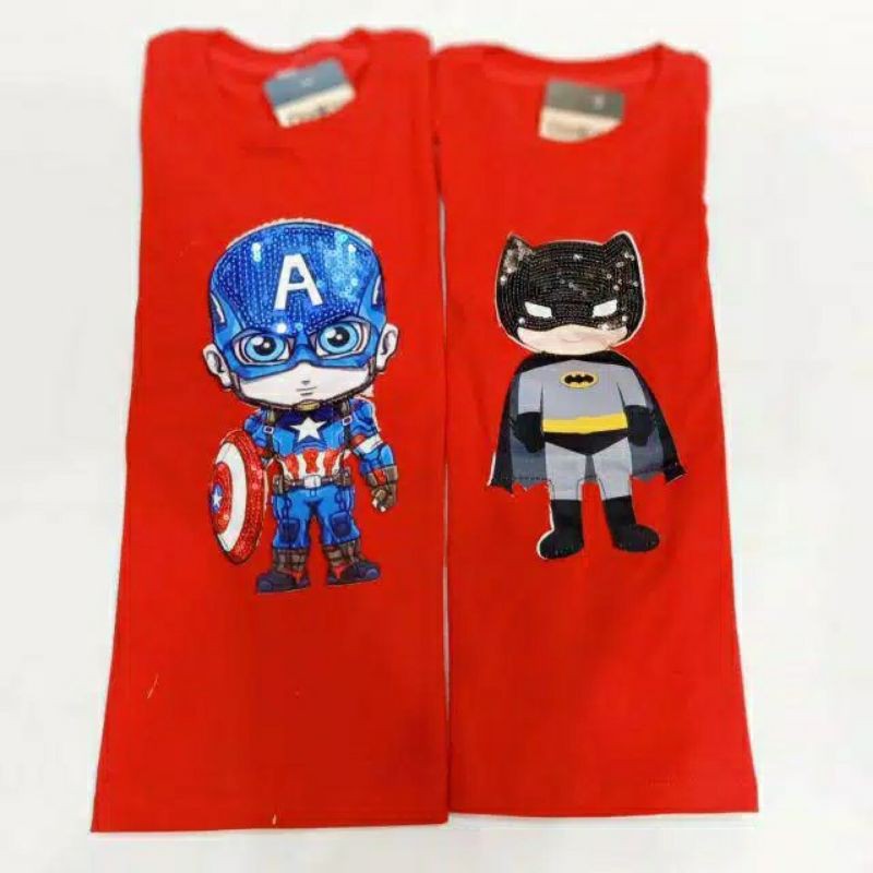 KAOS ANAK LAKI LAKI MOTIF KARTUN AVENGER UMUR 1-10 TAHUN