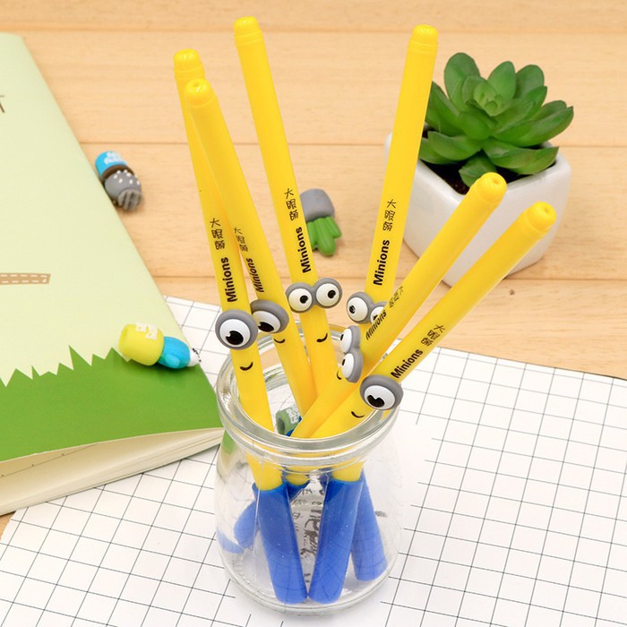 

EDW P33 Pulpen Minions Pen Pena Bolpoin Karakter Minion Lucu Ballpoint ATK Sekolah