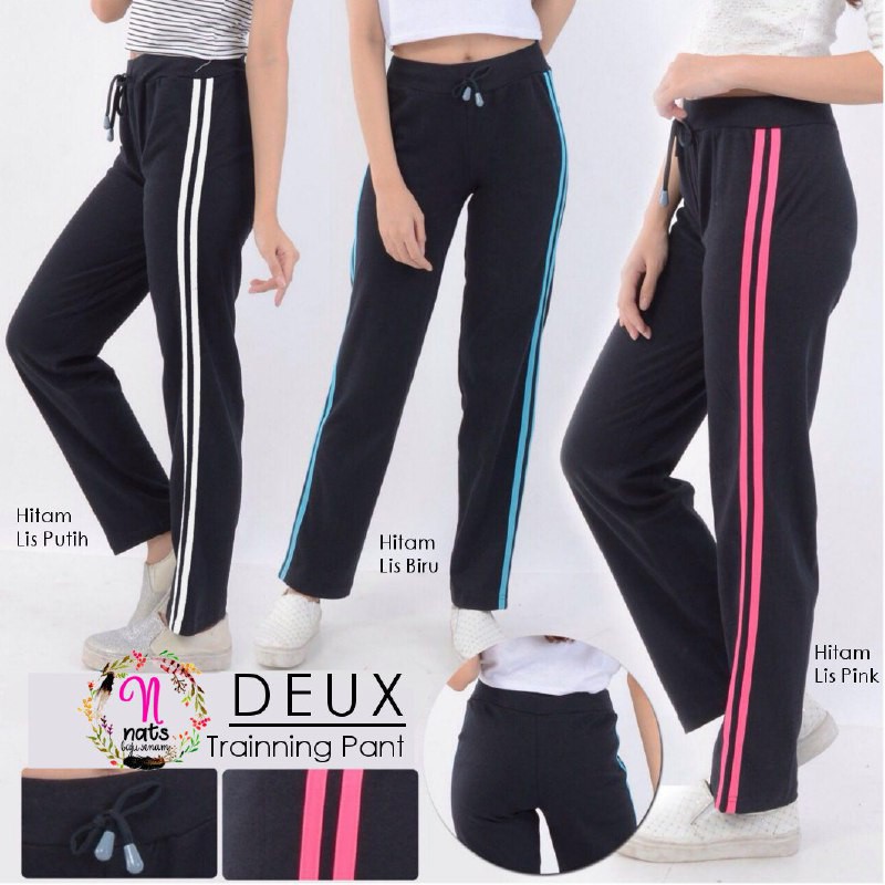 Celana training DEUX / Training pants Celana olahraga Celana lari running aerobic gym sport-4