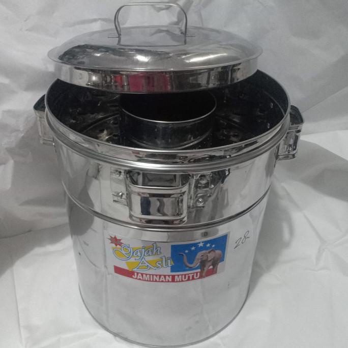 Hanya Disini] Dandang Bakso 28 Cm - Dandang Aja, Stainless