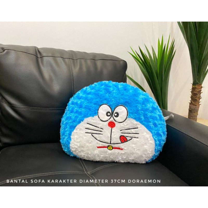 Bantal Karakter lucu d 37cm / bantal sofa / bantal doraemon / bantal rilakuma / bantal keroppi