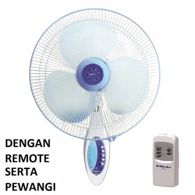 KIPAS ANGIN DINDING MIYAKO REMOT 1689RC - KIPAS ANGIN REMOT - KIPAS MIYAKO REMOT -KIPAS DINDING REMO