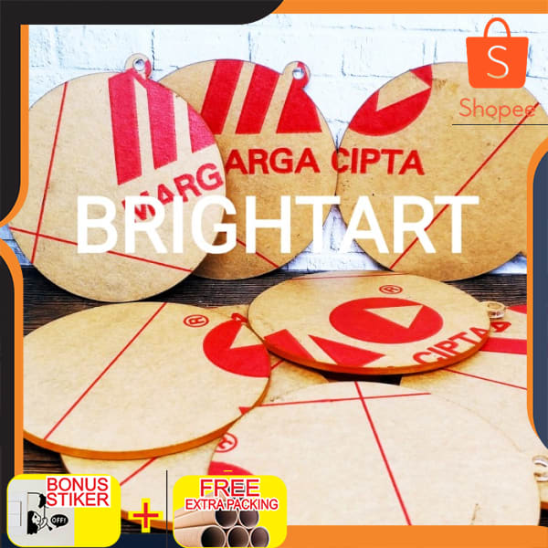 

Medali akrilik 5mm lebar 7cm Elegan