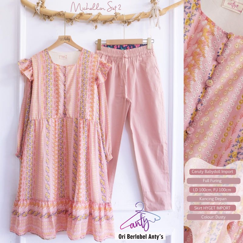 SETELAN WANITA MICHELLIN SET 2 ANTY'S