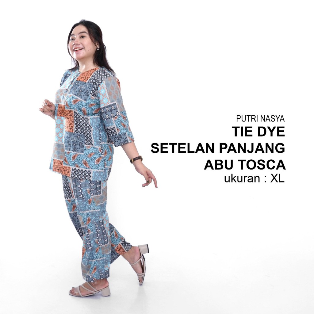 Tie Die Big Size / Tie Dye / One Set / Setelan Celana Panjang Big/ Setelan Big Size  / Tie Dye Jumbo