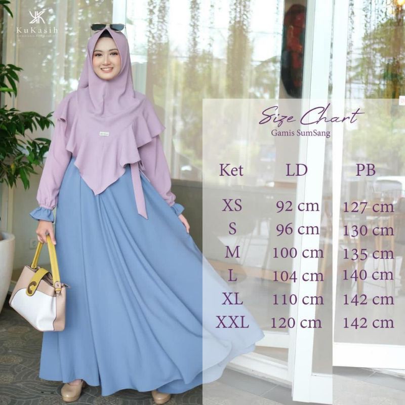 Ready gamis sumsang by kukasih