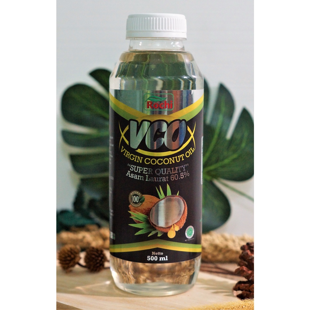 

VCO Virgin Coconut Oil 500ml POM MD Rochi Minyak Kelapa Murni Diet Keto Ibu Hamil