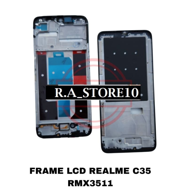 FRAME LCD Realme C35 RMX3511 TATAKAN LCD TULANG TENGAH LCD REALME C35