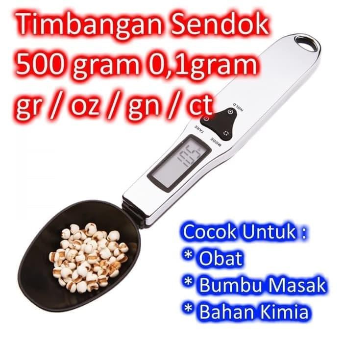 

Jual Sendok timbangan stainless sendok takar timbangan digital obat bumbu