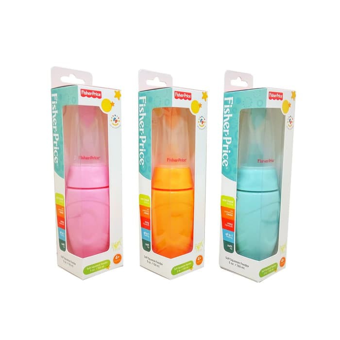  Fisher  Price  Soft Squeeze Feeder Botol Sendok Makan Bayi  