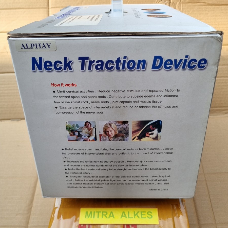 Neck Traction Device. Air Traction Device. Penyangga Leher