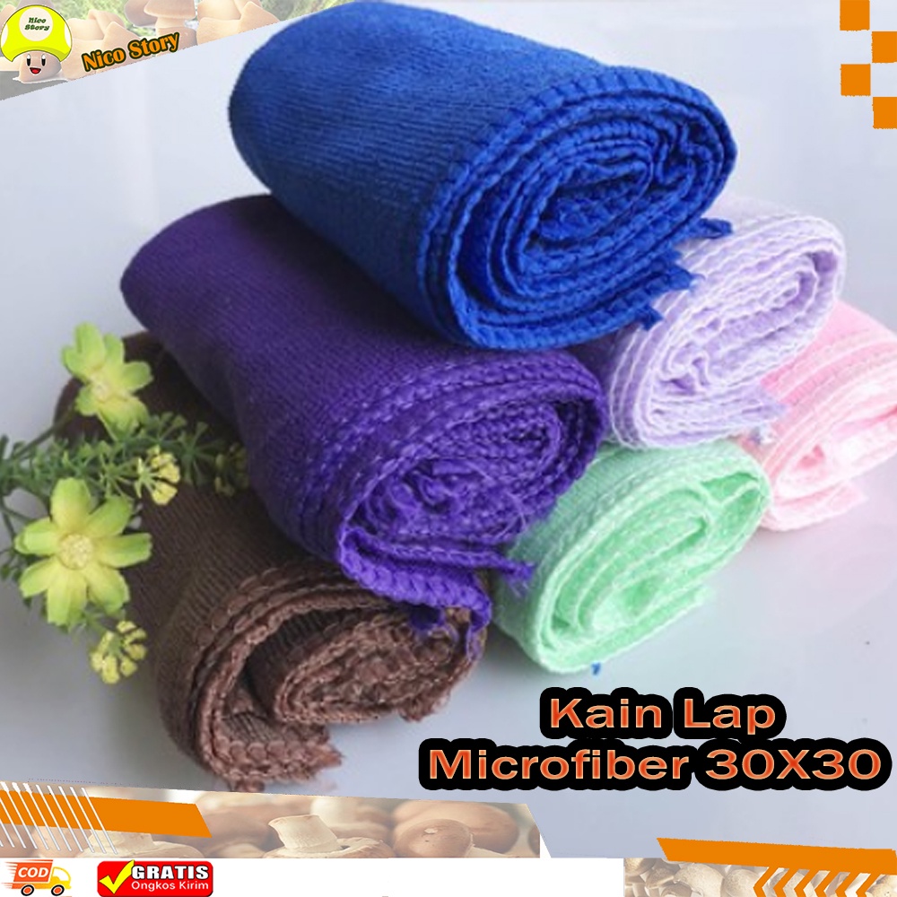 (NCS) Kain Lap Microfiber Mobil / Motor Pembersih Mikrofiber Mikro Micro Fiber Kanebo Chamois