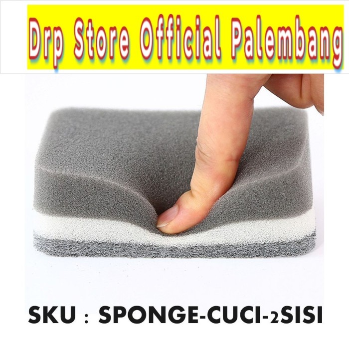 SPONS CUCI PIRING 2 SISI - SPONGE BUSA 2 SISI SPON CUCI PIRING