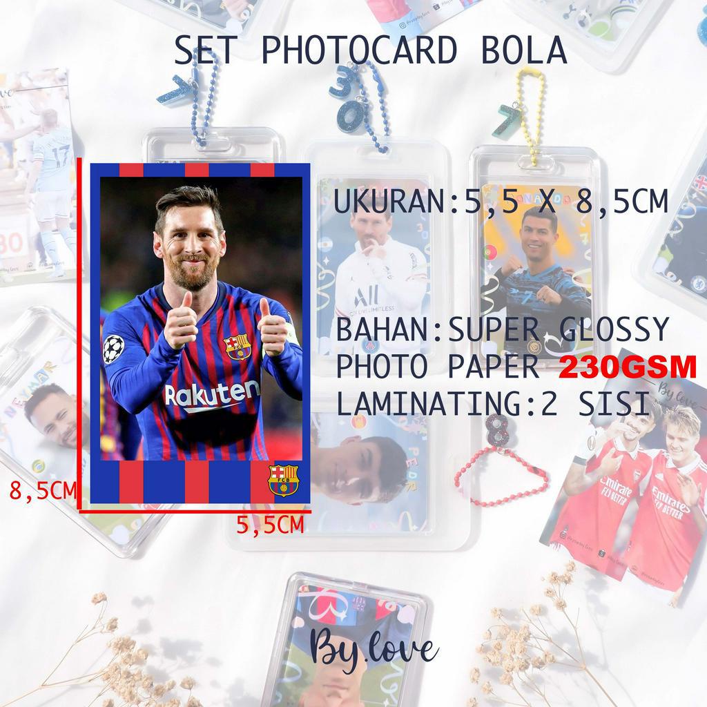 (CUSTOM/READY STOCK)SET POLAROID FRAME DESIGN PHOTOCARD CLUB BOLA/FOOTBALL CLUB