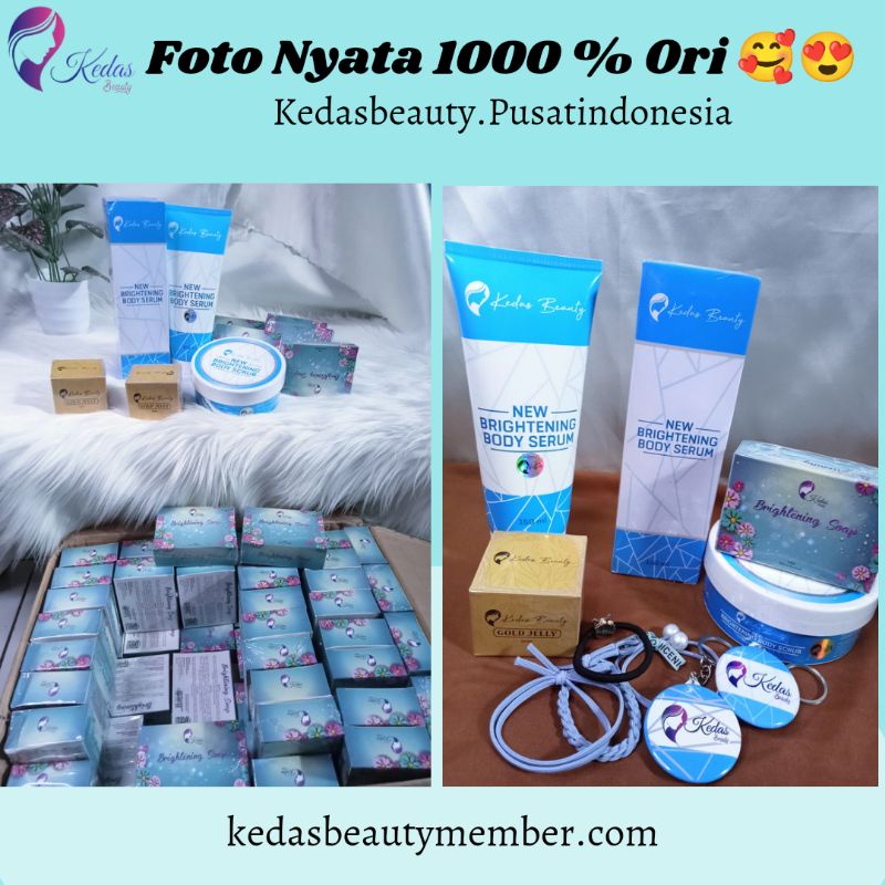 Sabun Kedas Beauty Original BPOM Sepaket Gold Jelly Kedas Beauty Pemutih Wajah Murah Cod-8