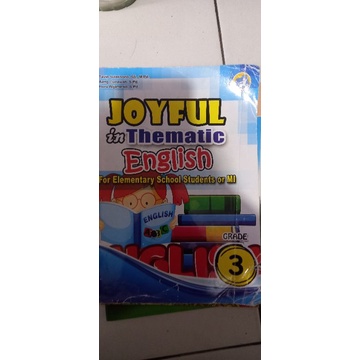 buku joyful in thematic english grade 3 (bekas)