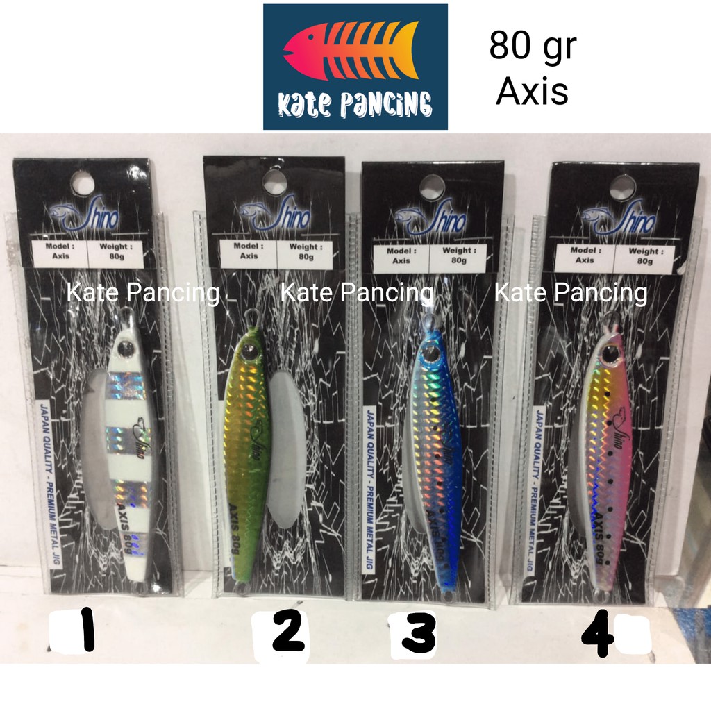 Umpan Pancing Shino 80 GR Axis / Magnum / Pitch / SMJ302 / Vector