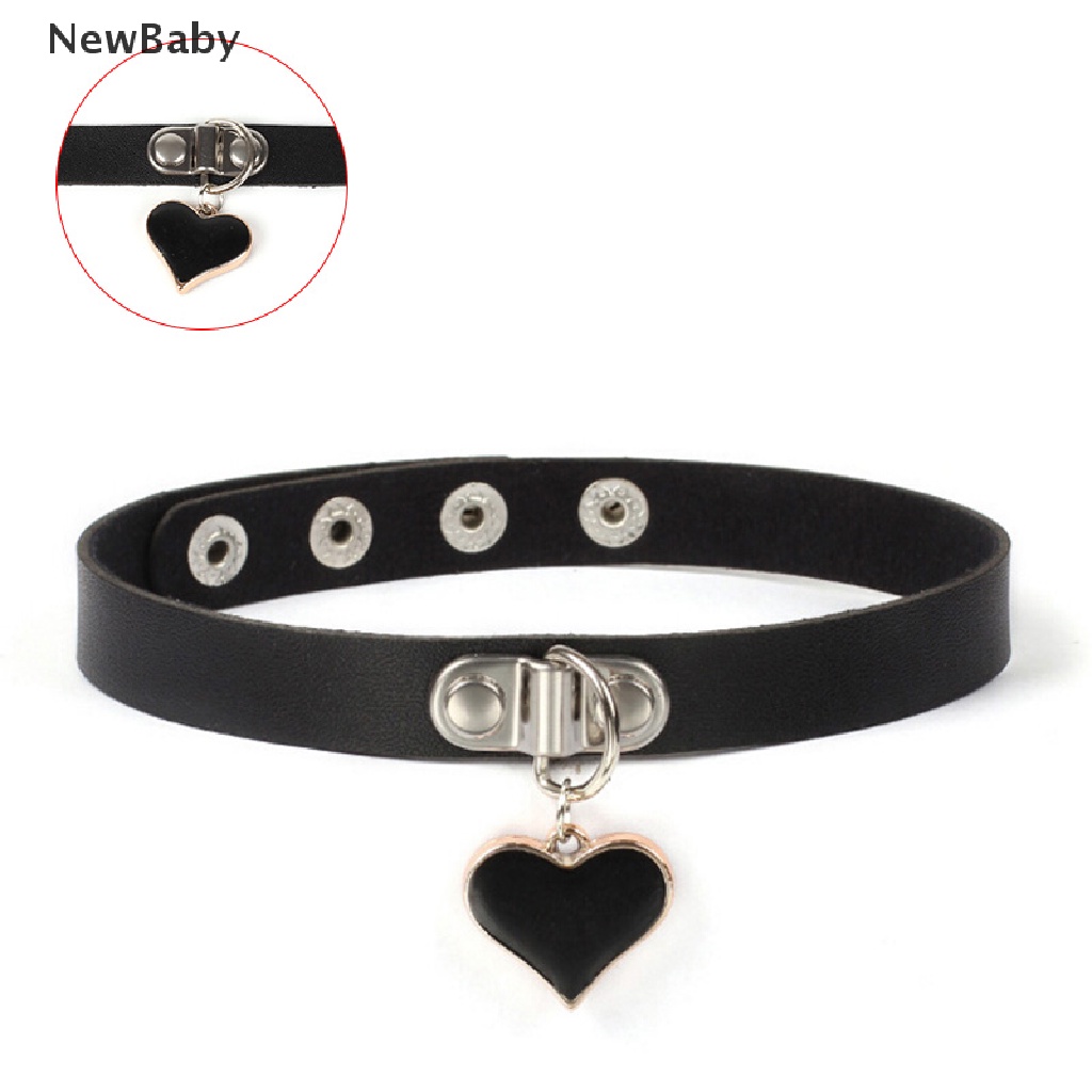 Kalung Choker Bahan Kulit PU Gaya Punk Gothic