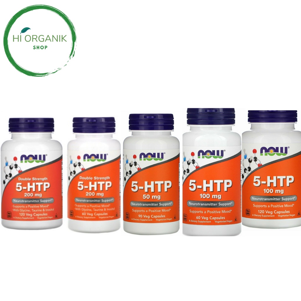 Now Foods 5 HTP 5-HTP 5HTP Double Strength 200 mg 60 Caps ; 5-HTP 200 mg 120 caps ; 5-HTP 50 mg 90 V