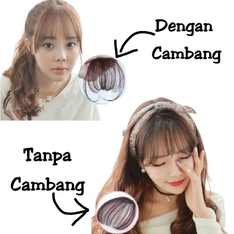 ❤️Best Seller ❤️Poni Tipis,Poni Korea,Poni Palsu,Rambut Palsu Poni Korean