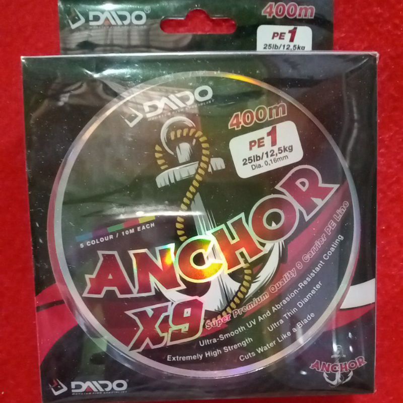 PE ANCHOR X9 PE 1 400M