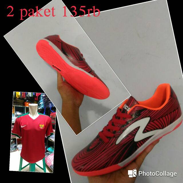 [ BONUS ] Sepatu futsal specss bonus  jersey timnas grade ori [ ADA 7 WARNA SEPATU ]. 35